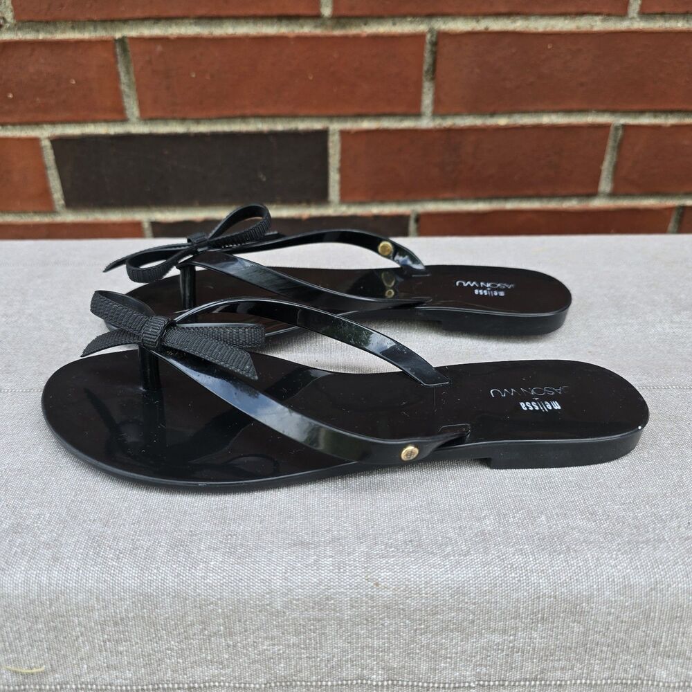 Melissa Shoes Harmonic Jason Wu V Black 6 M Flats